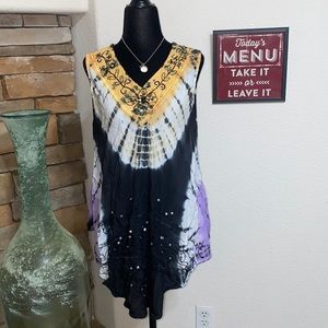 2/$25 California Women-Tie-Dye & Sequence Shirt